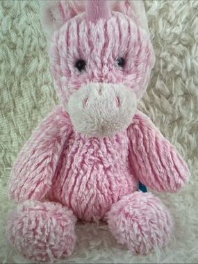 Plush Pink Stuffed Animal Comfort Toy - Soft Pink Plush Buddy